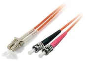 Kable światłowodowe - Equip LWL Patch Cable LC-> ST 10.00 m Single Mode Duplex OS2 YEL 254236 - miniaturka - grafika 1