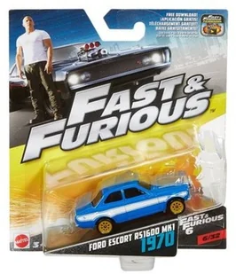 Mattel Szybcy i wściekli 1970 Ford Escort Rs1600 MK1 - Samochody i pojazdy dla dzieci - miniaturka - grafika 2