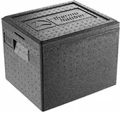 Wyposażenie lokali gastronomicznych - Thermohauser Pojemnik termiczny EPP GN 1/2, czarny, z pokrywką, 22 l 4000249548 - miniaturka - grafika 1