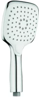 Słuchawki prysznicowe - Laveo Słuchawka natryskowa chrom/biała BOHO - miniaturka - grafika 1