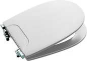 Deski sedesowe - Roca Atlanta a801289004 deska sedesowa, z zawiasami chromowanymi, biały - miniaturka - grafika 1