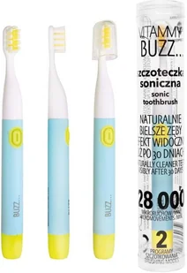 VITAMMY Szczoteczka soniczna VITAMMY BUZZ MIĘTOWO-CYTRYNOWA Uniwersalna szczoteczka soniczna z 28 000 mikroruchów 2 programami szczotkowania - Szczoteczki do zębów dla dzieci VITAMMY Szczoteczka soniczna VITAMMY BUZZ MIĘTOWO-CYTRYNOWA Uniwersalna szczoteczka soniczna z 28 000 mikroruchów 2 programami szczotkowania - Szczoteczki do zębów dla dzieci - miniaturka - grafika 3