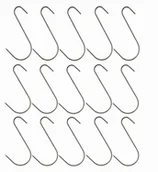 Akcesoria do grilla - Duże Haki wędzarnicze S-3/15cm 15szt do wędzenia - miniaturka - grafika 1