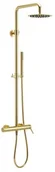 Zestawy prysznicowe - Actima Kolumna natryskowa Rain PI złota AREX.1281GL - miniaturka - grafika 1