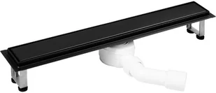 Oltens Oltens Langan 70 uniwersalny 2w1 odpływ prysznicowy liniowy 70 cm z kołnierzem czarny mat 30006300 - Odpływy liniowe - miniaturka - grafika 2