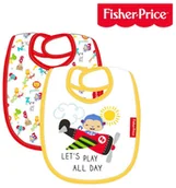 Śliniaki i fartuszki - Arditex Fisher-Price zestaw śliniaków 2 szt - miniaturka - grafika 1
