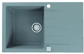 Zlewozmywaki - Alveus Cadit 20 Zlewozmywak granitowy jednokomorowy 79x50 cm concrete 1132025 - miniaturka - grafika 1
