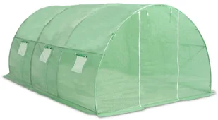 vidaXL Szklarnia ogrodowa, stalowa konstrukcja, 13,5m, 450x300x200cm - Szklarnie ogrodowe - miniaturka - grafika 5