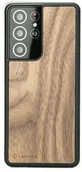 Etui i futerały do telefonów - Bewood Drewniane etui Samsung Galaxy S21 Ultra ORZECH AMERYKAŃSKI - miniaturka - grafika 1