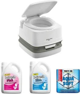 Thetford Toaleta przenośna QUBE MT 12L + podkładka THETFORD 92874 - Toalety turystyczne i przenośne - miniaturka - grafika 2