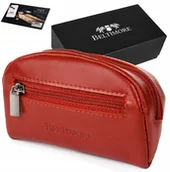 Etui na długopisy i pióra - Skórzane etui na klucze pieniądze kluczówka skóra - miniaturka - grafika 1