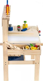Mamabrum Drewniany zestaw majsterkowicza XXL - 75 elementów + pas narzędziowy WORKBENCH GYT1863 - Mały majsterkowicz - miniaturka - grafika 25