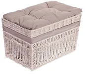 Pudła i pojemniki do przechowywania - e-wicker24 Szafka na pranie, Kufer na pranie, kosz na pranie, kosz na pranie Puff z wikliny, służy do zabawy z wikliny 558-70/W/O_2 - miniaturka - grafika 1