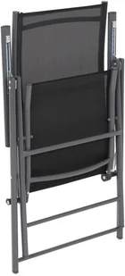 HOME & GARDEN Krzesło ogrodowe aluminiowe Casablanca Grey / Black 779146 - Fotele i krzesła ogrodowe - miniaturka - grafika 2