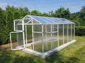 Szklarnie ogrodowe - PTF Szklarnia 8,5m2 211x405 cm PVC stal 211405 - miniaturka - grafika 1