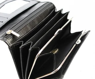 Elkor (PL) Portfel Damski (PL) Długi Klamra Skóra Naturalna EL16 - Portfele - miniaturka - grafika 8