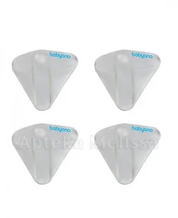 BabyOno Osłonki Narożników Trójkątne Babyono 4Szt. - Zabezpieczenia dla dzieci - miniaturka - grafika 2