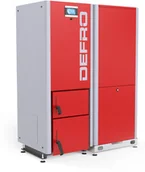 Piece i kotły grzewcze - Defro KOCIOŁ PELLET GAMMA 40 KW LEWY - GAMMA 40KW - miniaturka - grafika 1