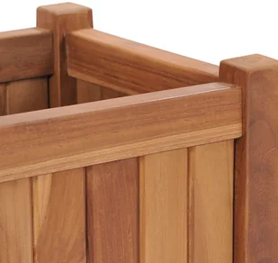 vidaXL Podwyższona donica 30x30x30 cm, lite drewno tekowe - Donice - miniaturka - grafika 6