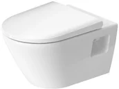 Miski WC - Duravit D-Neo Zestaw Toaleta WC 54x37 cm bez kołnierza + deska wolnoopadająca biały Alpin 45780900A1 - miniaturka - grafika 1