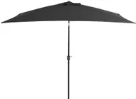 Parasole ogrodowe - vidaXL Parasol ogrodowy na metalowym słupku, 300 x 200 cm, antracytowy vidaXL - miniaturka - grafika 1