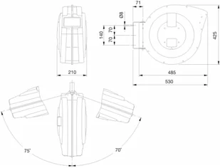 SNA Europe BAHCO Zwijacz węża pneumatycznego, 20 m, BPHRC1020 - Pozostałe elektronarzędzia - miniaturka - grafika 3