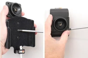 Brodit AB Uchwyt do Apple iPhone 11 Pro z możliwością wpięcia kabla lightning USB-C 711161 - Uchwyty samochodowe do telefonów - miniaturka - grafika 3