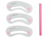 Pozostałe akcesoria kosmetyczne - MAXY C.O. Szablony do brwi 5902367979270 - miniaturka - grafika 1