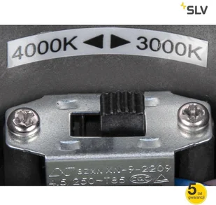 Spotline SLV OVALISK CL zewnętrzna oprawa sufitowa natynkowa LED kolor antracytowy przełącznik CCT 3000/4000 K 1004677 - Lampy ogrodowe - miniaturka - grafika 7