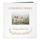 Albumy fotograficzne - NA Murrano Album z Okienkiem Prezent dla Rodziców Rocznicę Grawer ALB-BO-BK-CO2-025 - miniaturka - grafika 1