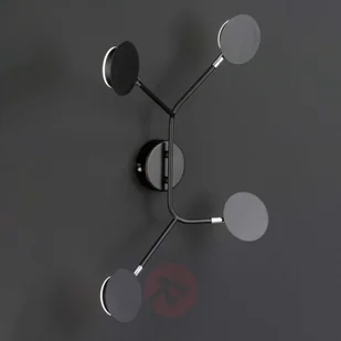 Wofi Kinkiet LED Belize, 4-punktowy, czarny - Lampy ścienne - miniaturka - grafika 3