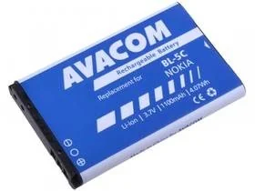 AVACOM BL-5 °C 1100 mAh zapasowy akumulator/bateria do modelu Nokia C1  01/C2  01/C2  02/E50/E60/N-Gage/N70/N71/N72 N91/X2  02/1100/1101/1108/1110/1110i/1112/1200/1208/1209/1255/1315/1600/1650/1680 Cl BL-5C - Baterie do telefonów - miniaturka - grafika 2