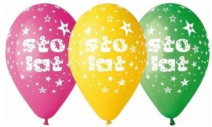 GoDan Sto lat balony premium 5 szt - Kinder party - miniaturka - grafika 3