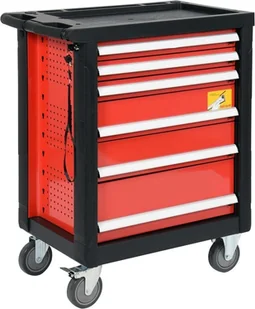 656 65669920 Wózek szafka serwisowa z narzędziami 6 szuflad 185 narzędzia wymiary 97x77x47 cm) 69920-uniw - Podnośniki - miniaturka - grafika 3