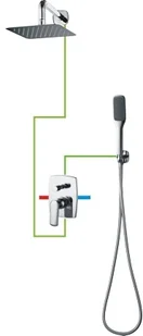 Omnires Ebro SYSEB10X - Zestawy prysznicowe - miniaturka - grafika 4