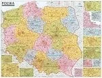 Atlasy i mapy - ExpressMap Polska. Ścienna mapa kodów pocztowych 1:685 000 - miniaturka - grafika 1