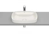 Umywalki - Roca A327504650 INSPIRA SOFT Umywalka blatowa 550x370 H75 FINECERAMIC BEŻ - miniaturka - grafika 1