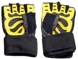 HMS RĘKAWICZKI DO ĆWICZEŃ CZARN-ŻÓŁT ROZM XL 17-63-203 - Rękawice do ćwiczeń - miniaturka - grafika 2