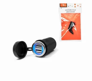 Extreme Style Gniazdo motocyklowe Usb Din Iso Bmw - Ładowarki samochodowe - miniaturka - grafika 2