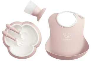 Baby Bjorn Zestaw obiadowy, Powder Pink - Zestawy naczyń dla dzieci - miniaturka - grafika 10