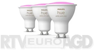 Philips Philips Hue White and Colour Ambiance GU10 3 szt Kup na Raty  929001953115 - Systemy inteligentnych domów - miniaturka - grafika 2
