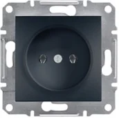 Gniazdka elektryczne - Schneider Electric Schneider Asfora Gniazdo pojedyńcze bez uziemienia, bez ramki ANTRACYT EPH3000171 EPH3000171 - miniaturka - grafika 1