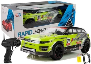 Import LEANToys Zdalnie sterowane Autko Rajdowe 1:10 Zielone R/C 5113 - Zabawki zdalnie sterowane Import LEANToys Zdalnie sterowane Autko Rajdowe 1:10 Zielone R/C 5113 - Zabawki zdalnie sterowane - miniaturka - grafika 1