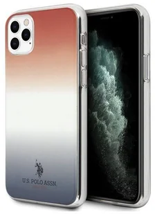 U.S. Polo Assn. Gradient Pattern Collection etui na iPhone 11 Pro czerwono-niebieskie USP000028 - Etui i futerały do telefonów - miniaturka - grafika 2