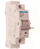 Silniki elektryczne i akcesoria - Hager POLO Wyzwalacz podnapięciowy 230V AC MZ206 - miniaturka - grafika 1