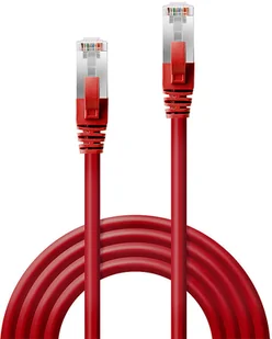 Lindy 45620 Kabel sieciowy skrętka) Cat.6a SFTP SSTP PiMF LSOH czerwony 0,3m LY-45620 - Kable miedziane - miniaturka - grafika 2