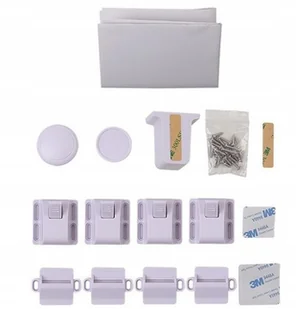 Zabezpieczenia Szafek Magnetyczna Blokada 4 Sztuki - Zabezpieczenia dla dzieci - miniaturka - grafika 7