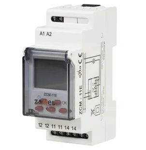 Programator Czasowy 1-Kan Tygodniowy Econo ZCM-11E - Bezpieczniki elektryczne - miniaturka - grafika 3