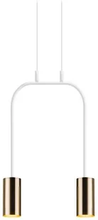 Amplex LAMPA sufitowa VAI 0289 loftowa OPRAWA metalowe okrągłe tuby na listwie hygge czarne złote 0289 - Lampy sufitowe - miniaturka - grafika 3