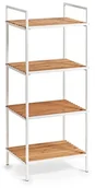 Meble do przedpokoju - Zeller 18720 stojak na regał z 4 półkami, Bamboo/metal 18720 - miniaturka - grafika 1